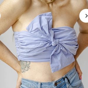 Do+Be Strapless Crop Top